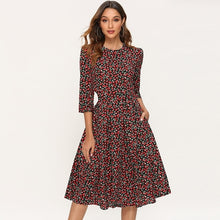 Load image into Gallery viewer, Autumn Vintage Print Dress
