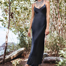 Load image into Gallery viewer, Angela Satin Maxi Dress
